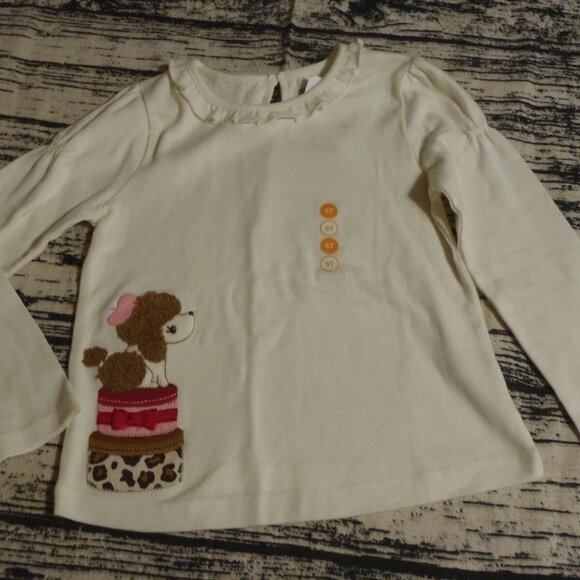 Gymboree Parisian Chic 5T Long Sleeve Shirt NWT - Picture 1 of 2